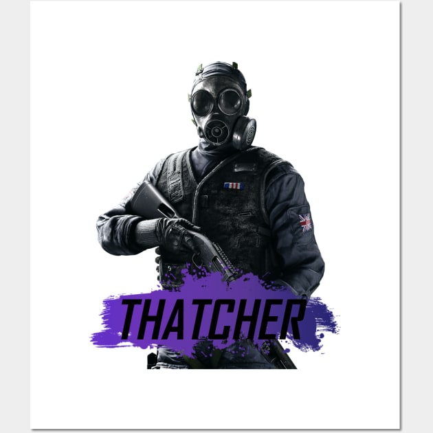 Rainbow Six Siege Thatcher Wall Art by SwanickShirts